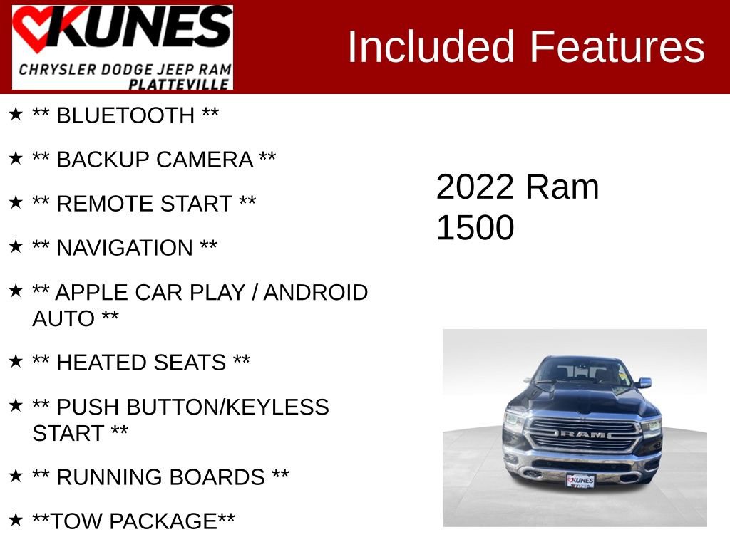 Used 2022 RAM 1500 Laramie image 2