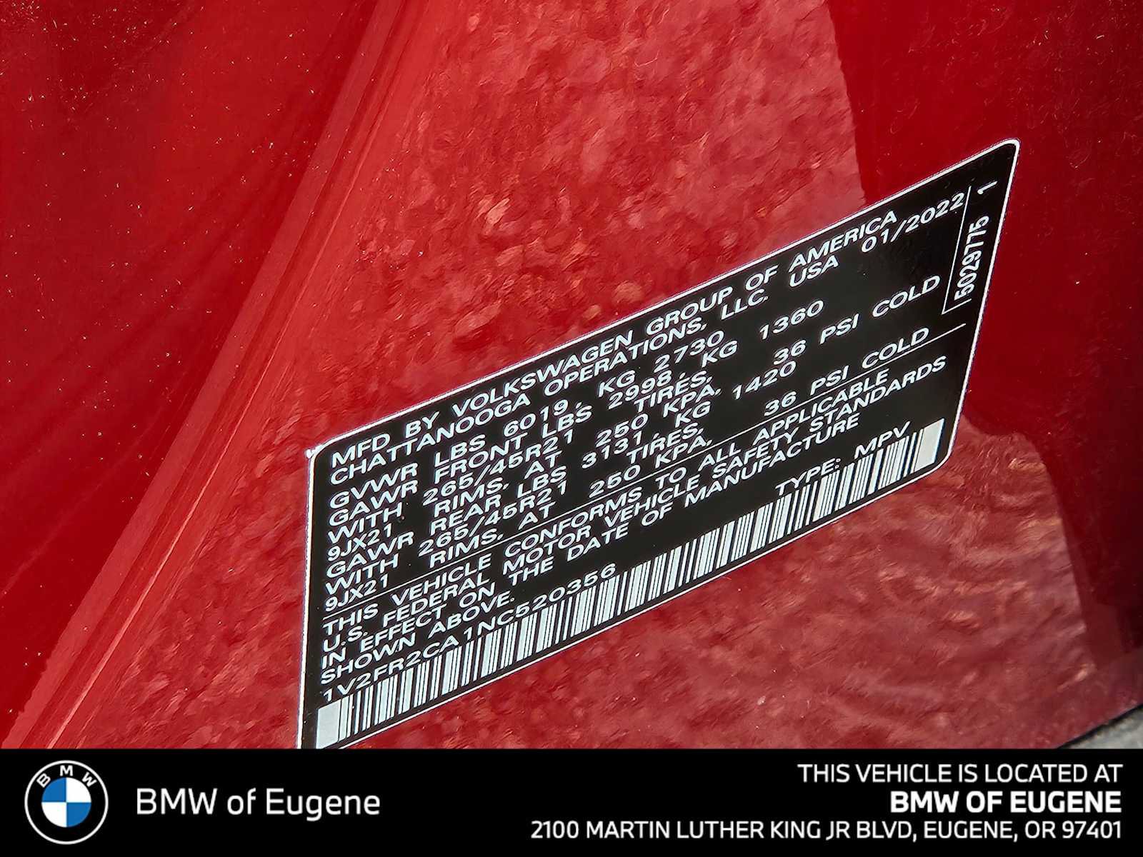 Used 2022 Volkswagen Atlas SEL Premium image 26