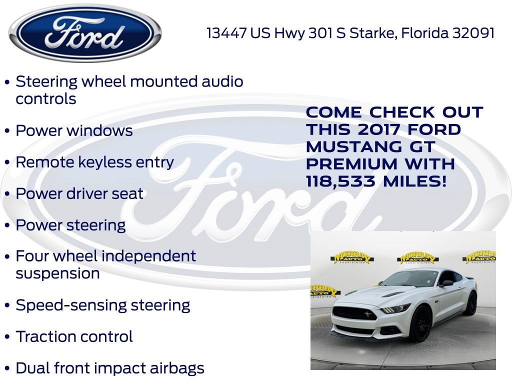 Used 2017 Ford Mustang GT Premium w/ Equipment Group 401A RWD image 20