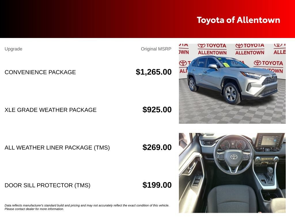 Used 2022 Toyota RAV4 XLE w/ Convenience Package AWD/4WD image 5