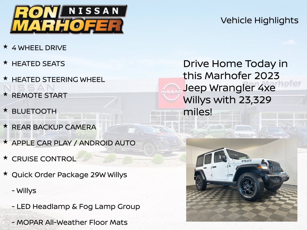 Used 2023 Jeep Wrangler Unlimited w/ Cold Weather Group AWD/4WD image 15