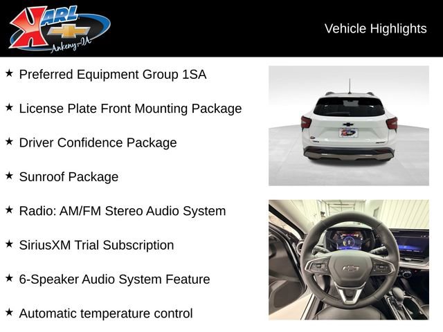 Certified 2025 Chevrolet Trax ACTIV w/ Sunroof Package image 2