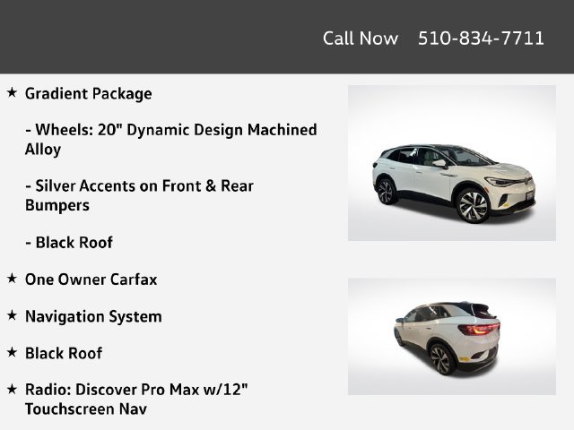 Certified 2022 Volkswagen ID.4 Pro S w/ Gradient Package AWD/4WD image 4
