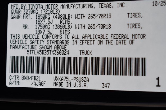 New 2026 Toyota Tundra SR5 image 15