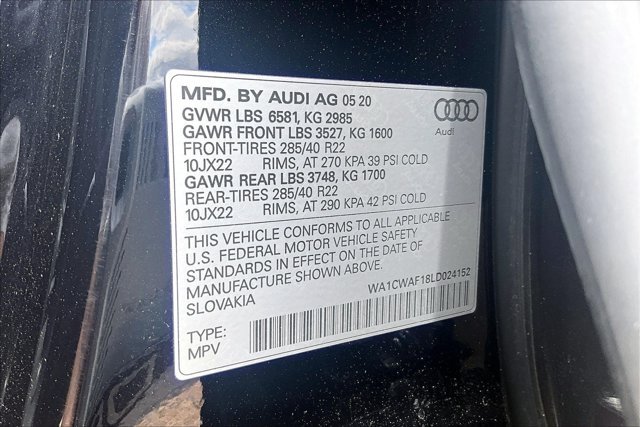 Used 2020 Audi SQ8 Prestige AWD/4WD image 19