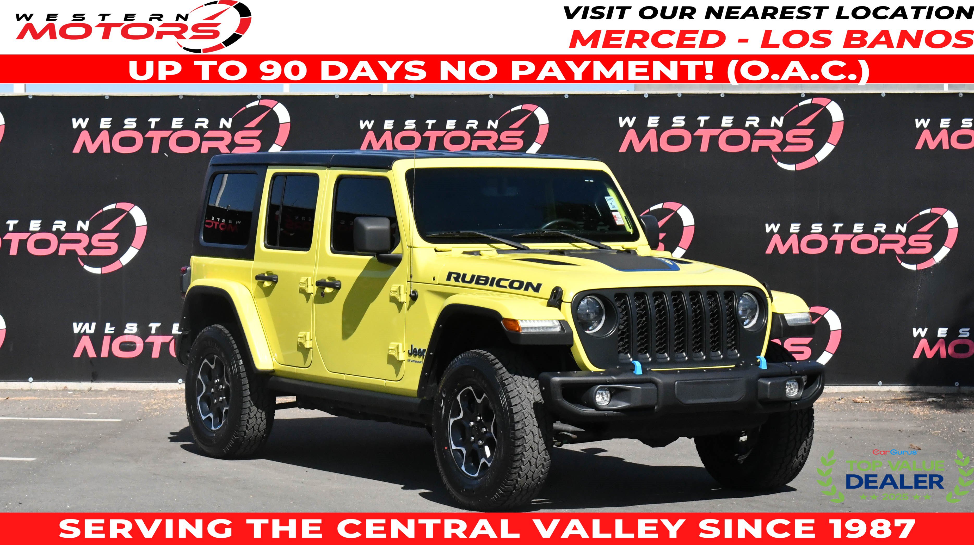 Used 2023 Jeep Wrangler Unlimited Rubicon 4xe w/ Steel Bumper Group AWD/4WD image 1