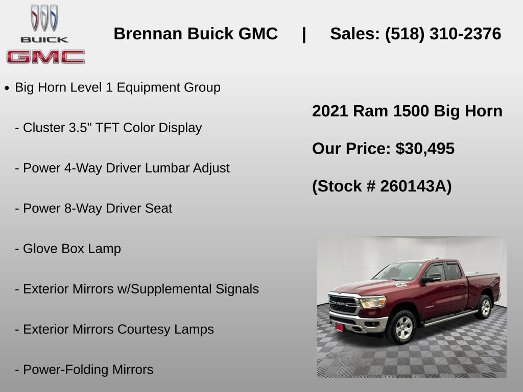 Used 2021 RAM 1500 Big Horn AWD/4WD image 12