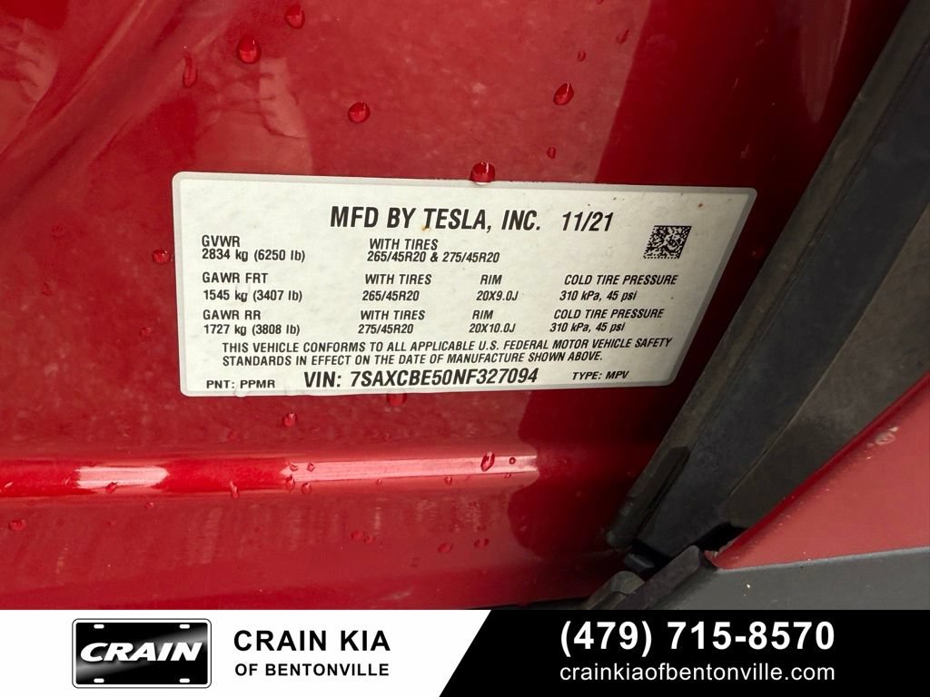 Used 2022 Tesla Model X AWD/4WD image 37