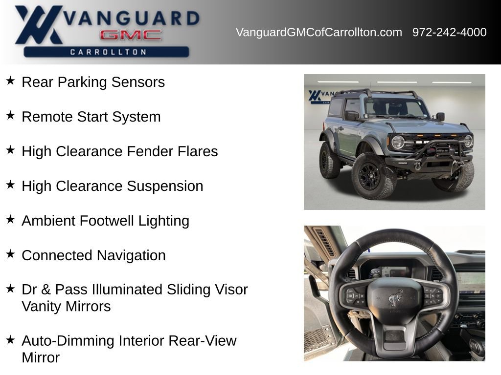 Used 2022 Ford Bronco Big Bend w/ Sasquatch Package image 12