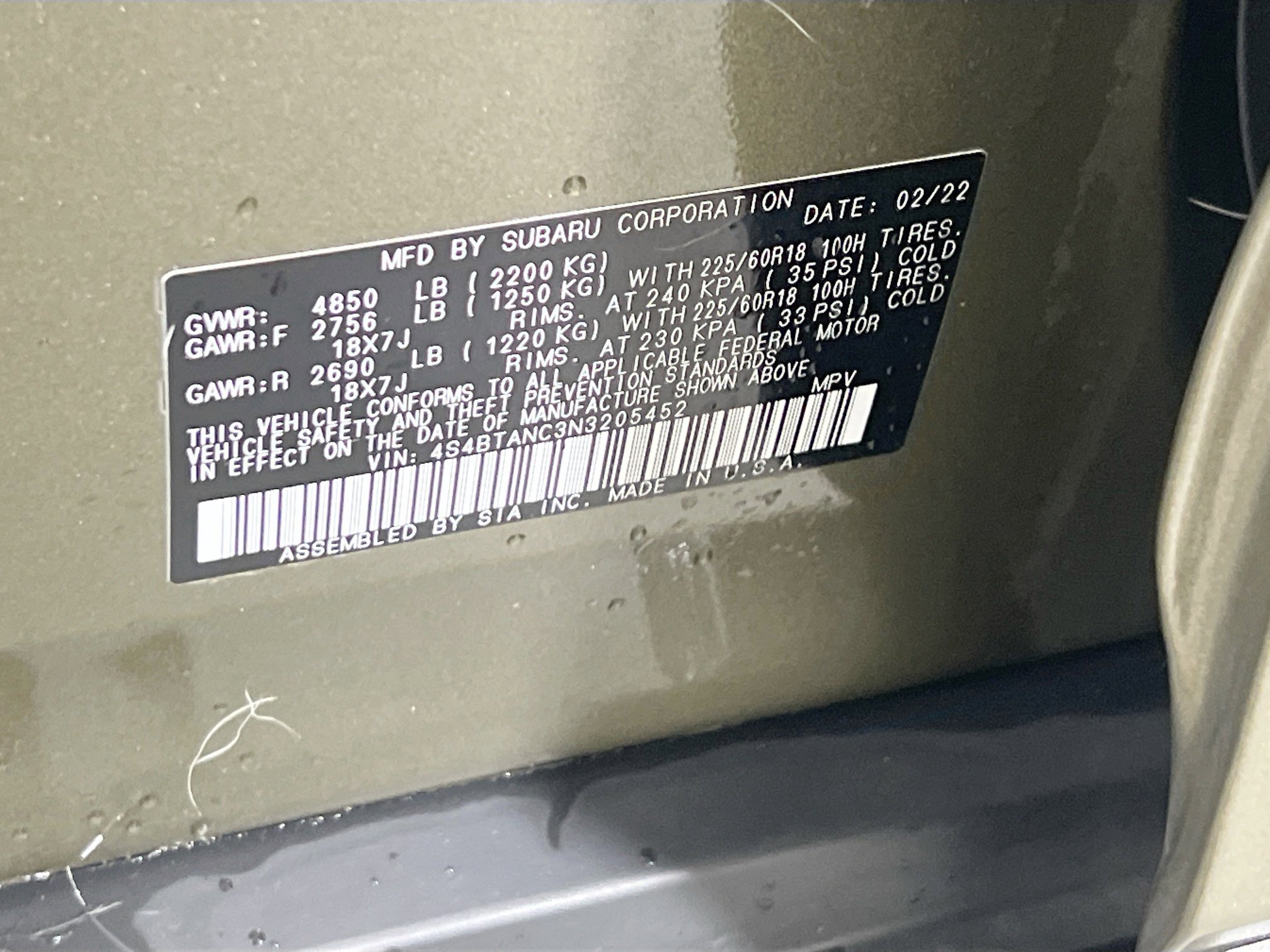 Used 2022 Subaru Outback Limited AWD/4WD image 32
