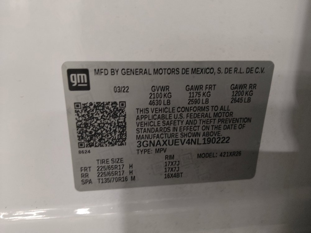 Used 2022 Chevrolet Equinox LT AWD/4WD image 33