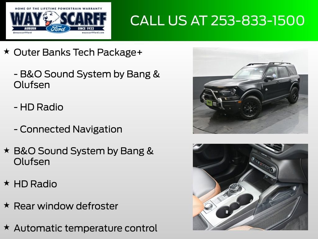 New 2025 Ford Bronco Sport Outer Banks w/ Sasquatch Outer Banks Package image 18