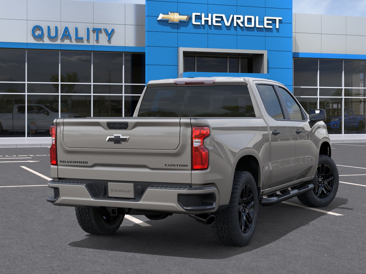 New 2026 Chevrolet Silverado 1500 Custom w/ Turbomax Blackout Package RWD image 4