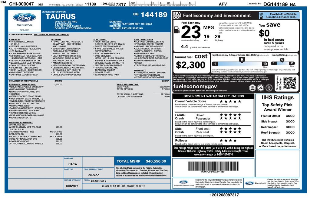 Used 2013 Ford Taurus Limited FWD image 27