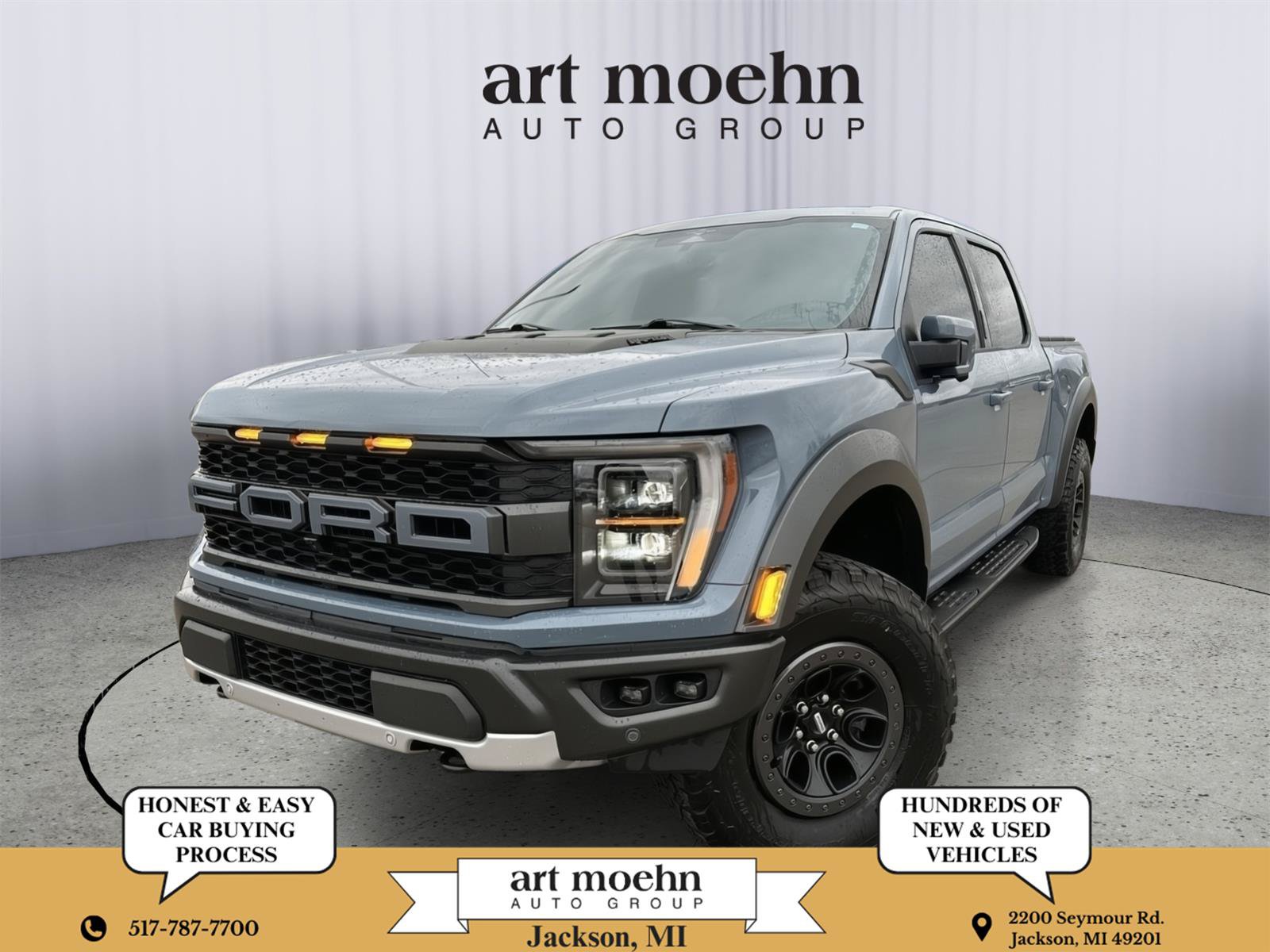 Used 2023 Ford F150 Raptor w/ Blue Interior Package AWD/4WD image 1