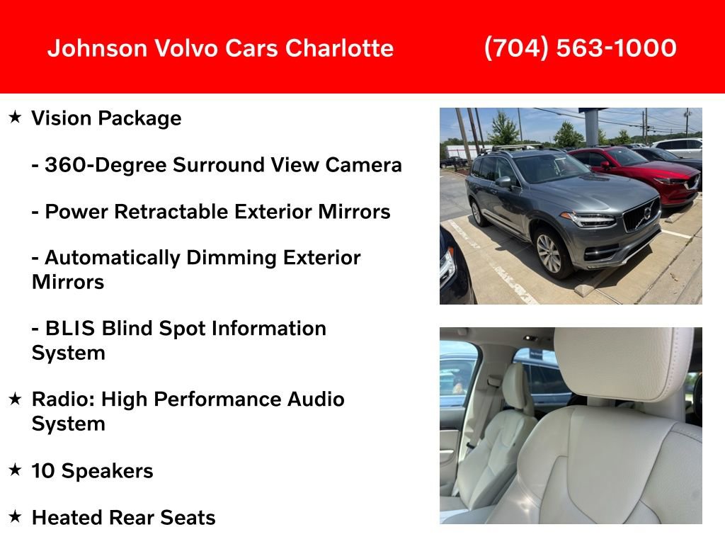 Used 2017 Volvo XC90 T6 Momentum w/ Vision Package AWD/4WD image 6