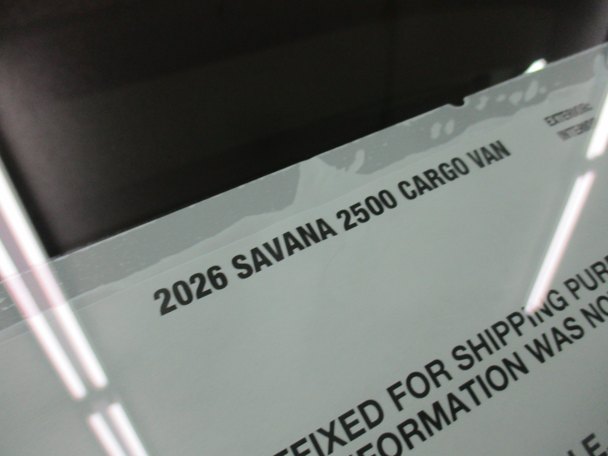 New 2026 GMC Savana 2500 w/ Driver Convenience Package RWD image 5