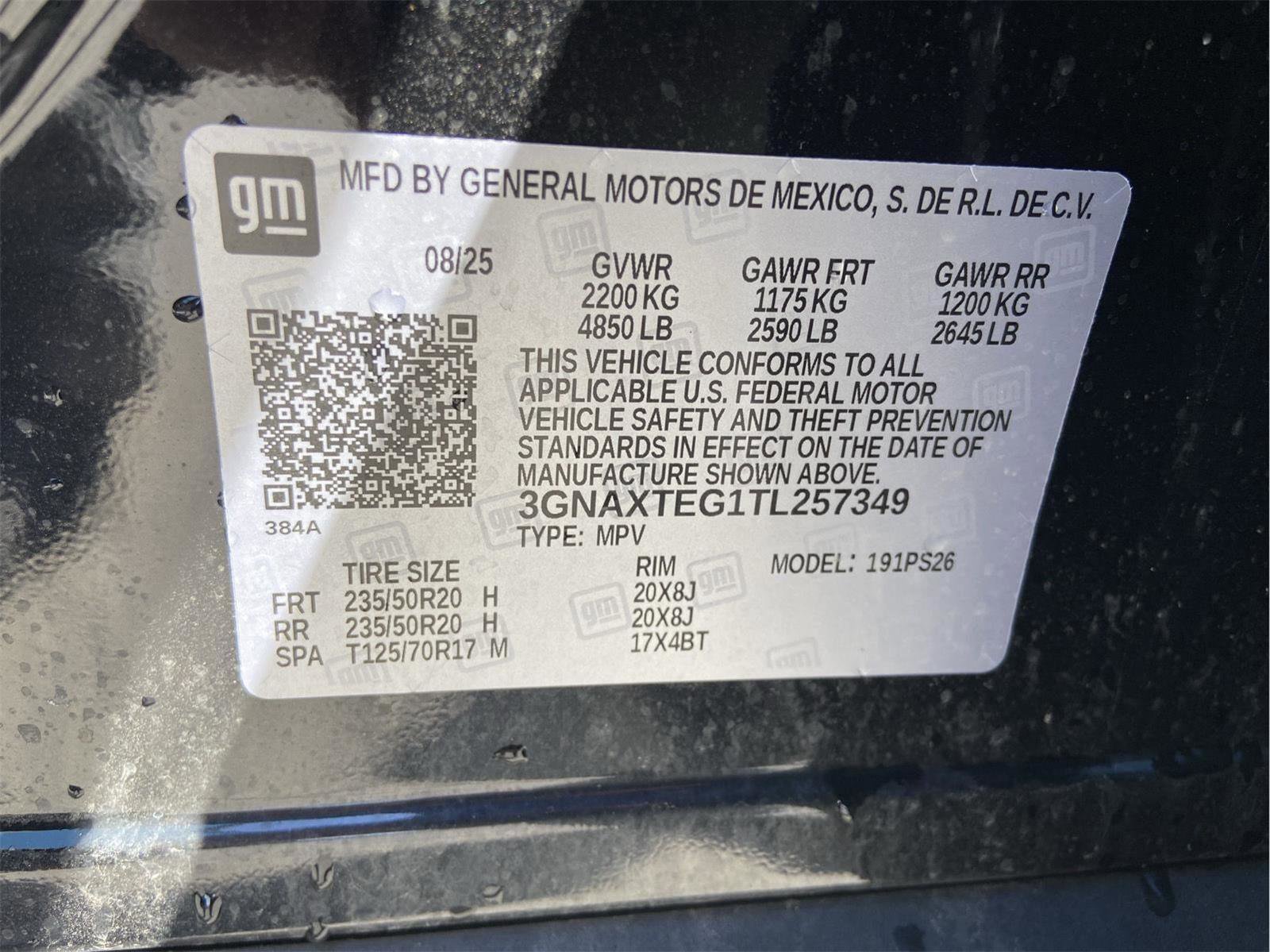 Used 2026 Chevrolet Equinox RS w/ Safety and Technology Package image 78