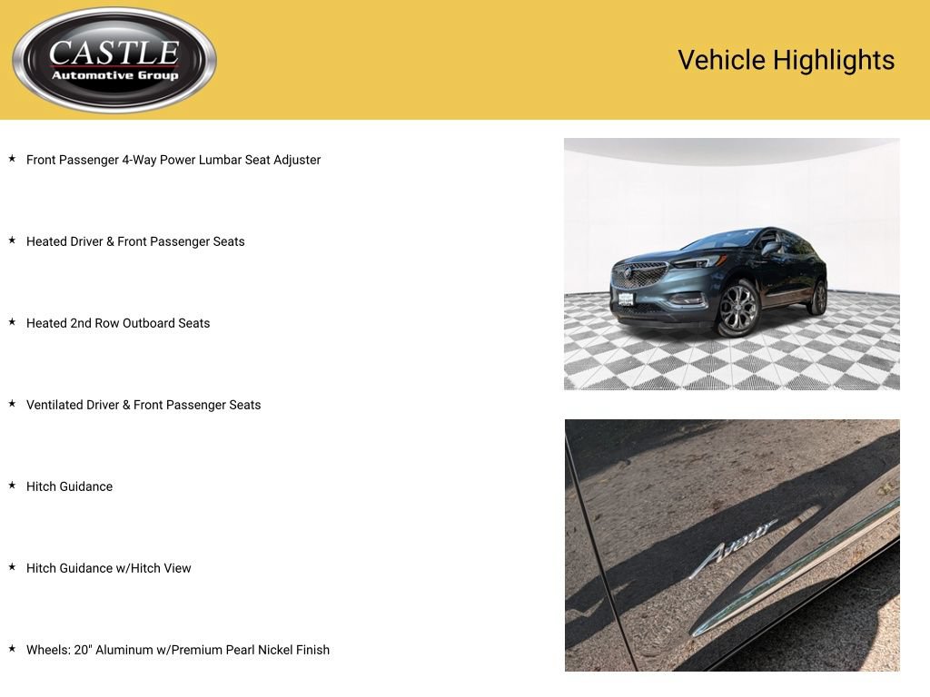 Used 2020 Buick Enclave Avenir w/ Avenir Technology Package AWD/4WD image 13