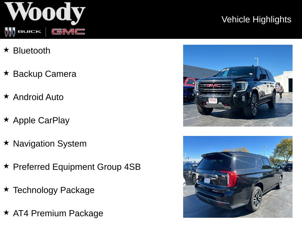 Certified 2023 GMC Yukon XL AT4 w/ AT4 Premium Package AWD/4WD image 3