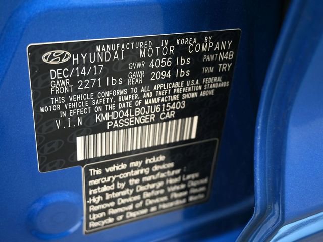 Used 2018 Hyundai Elantra Sport w/ Sport Premium Package 03 FWD image 20