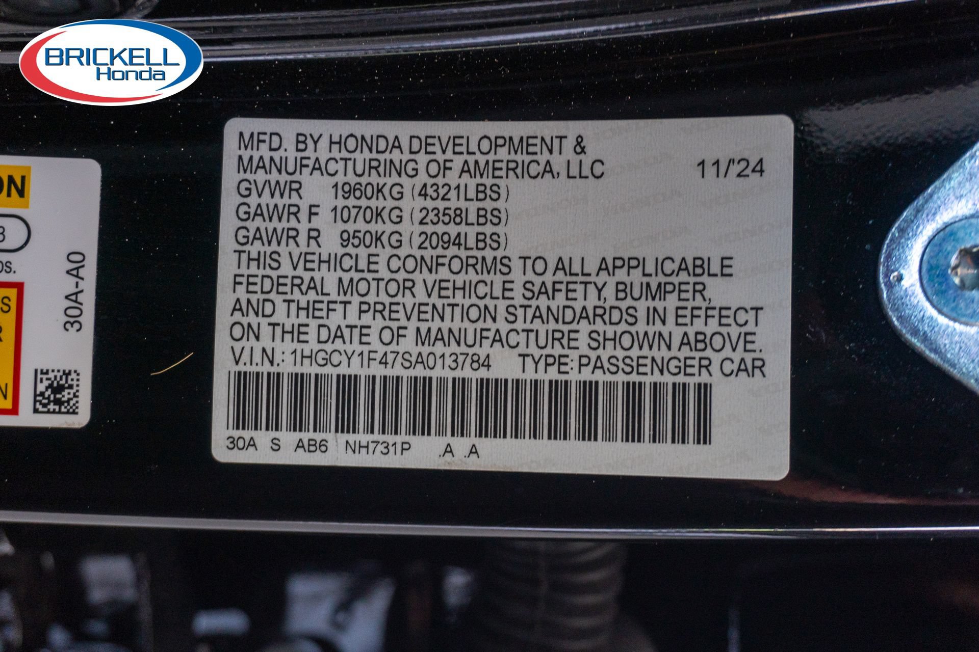 Certified 2025 Honda Accord SE image 41