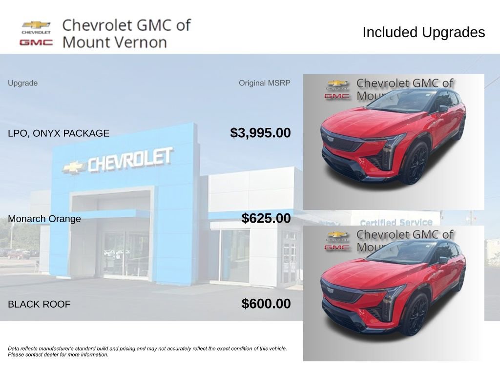 Used 2025 Cadillac Optiq Sport 1 w/ LPO, ONYX Package image 6