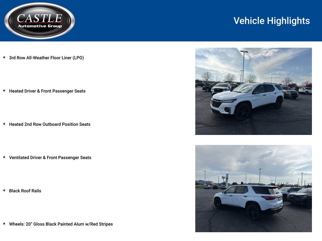 Used 2023 Chevrolet Traverse Premier w/ Redline Edition image 12