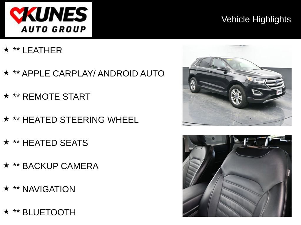 Used 2017 Ford Edge SEL w/ Equipment Group 201A video 2