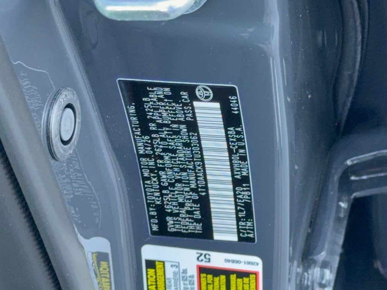 Certified 2026 Toyota Camry SE FWD image 32