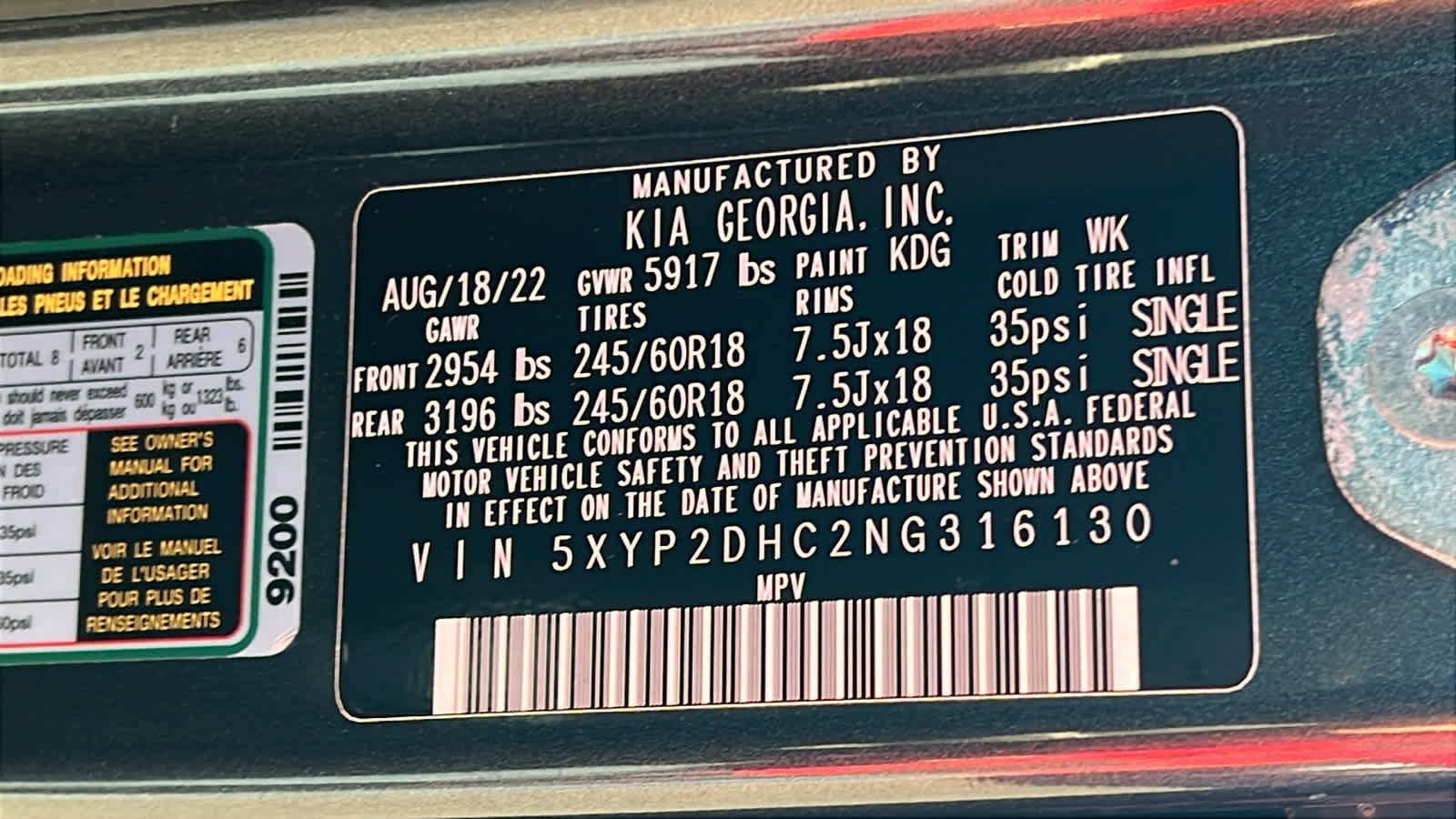 Used 2022 Kia Telluride LX image 30