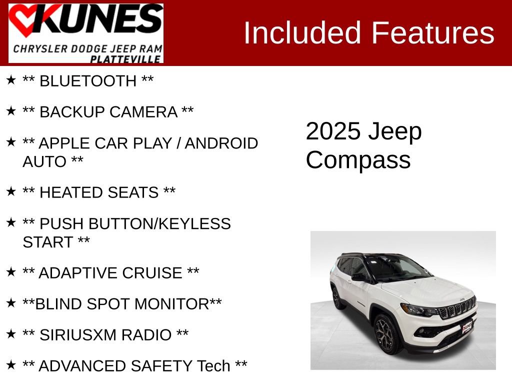 Used 2025 Jeep Compass Limited image 2