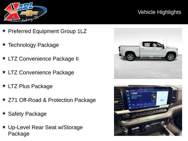 Certified 2025 Chevrolet Silverado 1500 LTZ AWD/4WD image 2