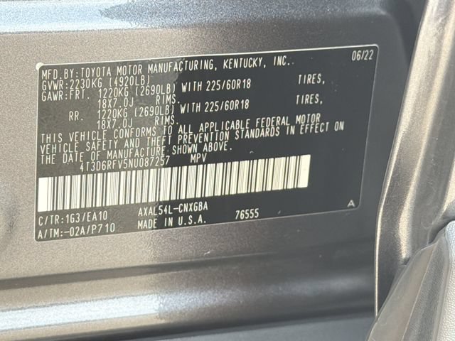 Used 2022 Toyota RAV4 Limited AWD/4WD image 36