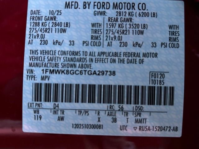 New 2026 Ford Explorer ST w/ Sun And Sound Package AWD/4WD image 27