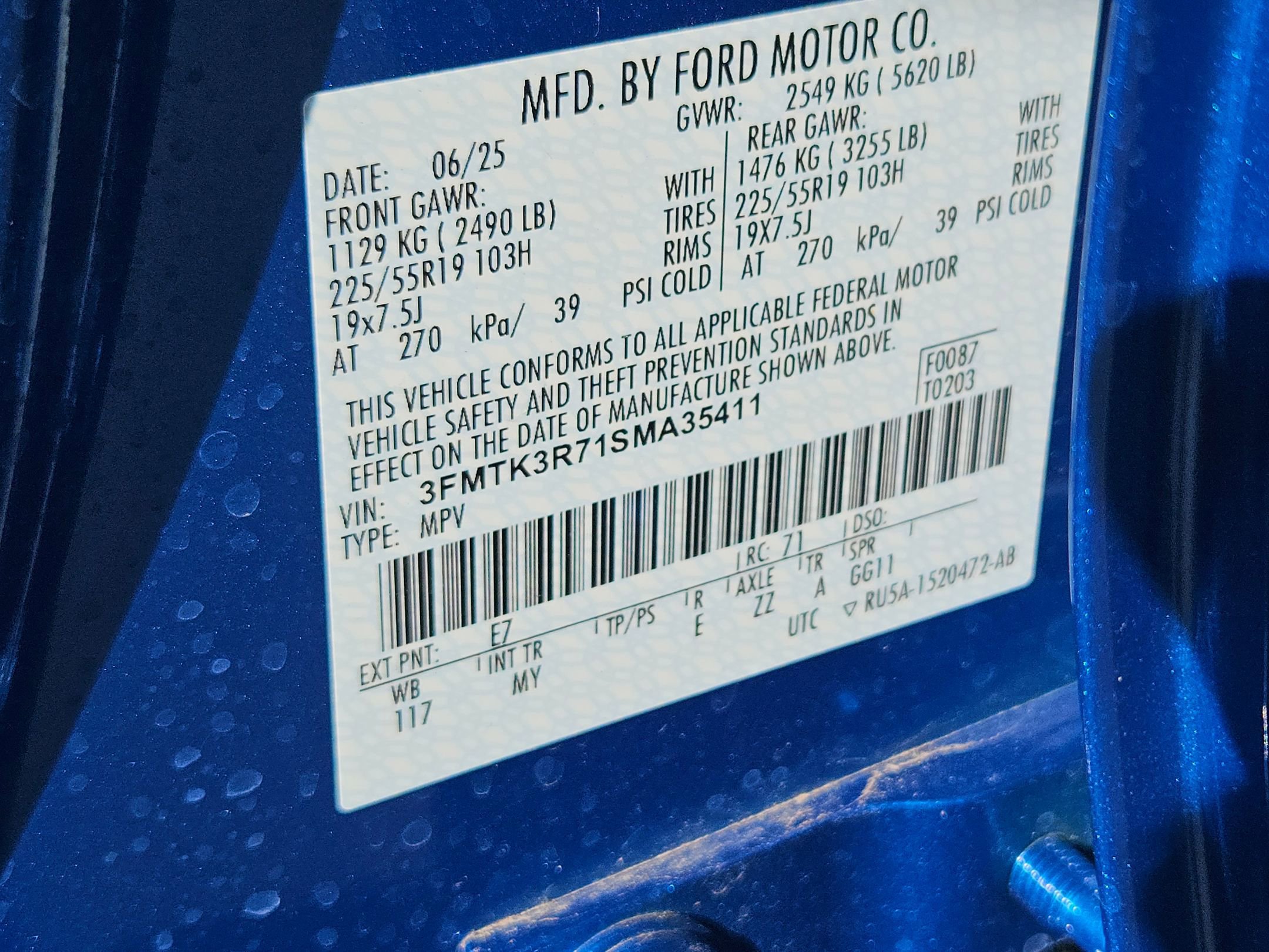 New 2025 Ford Mustang Mach-E Premium w/ Interior Protection Package image 17