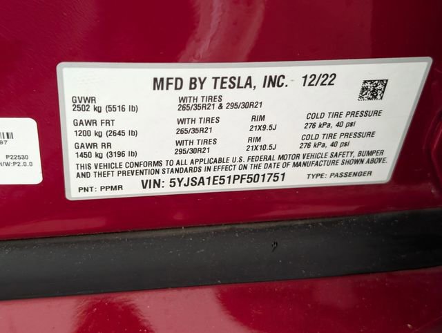 Used 2023 Tesla Model S Standard Range image 32