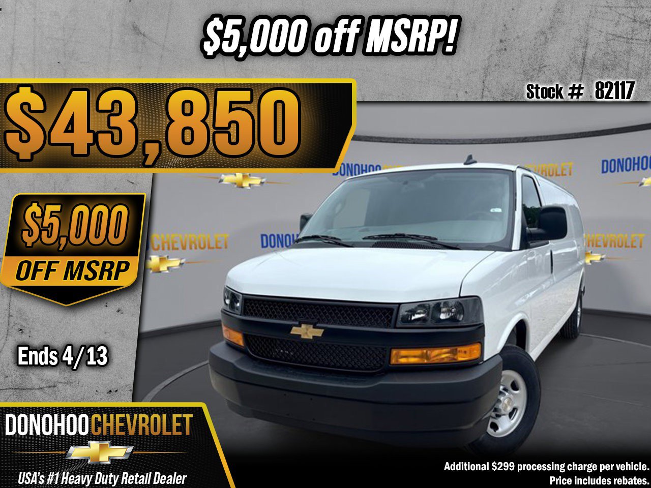 New 2025 Chevrolet Express 2500 Extended w/ Driver Convenience Package image 1