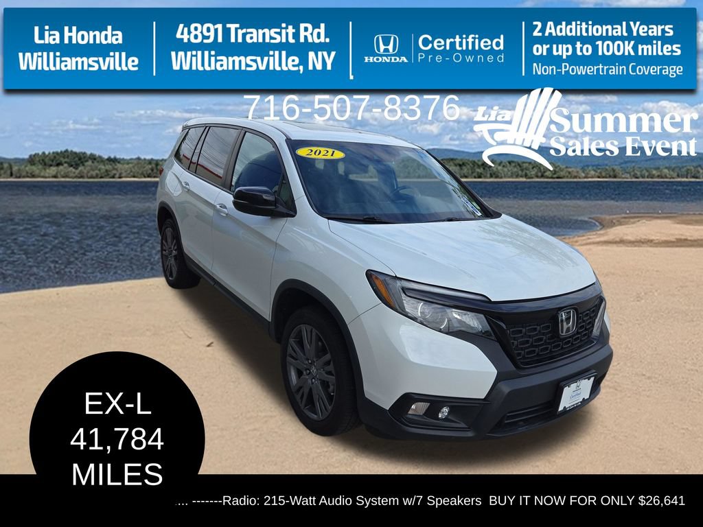 Certified 2021 Honda Passport EX-L