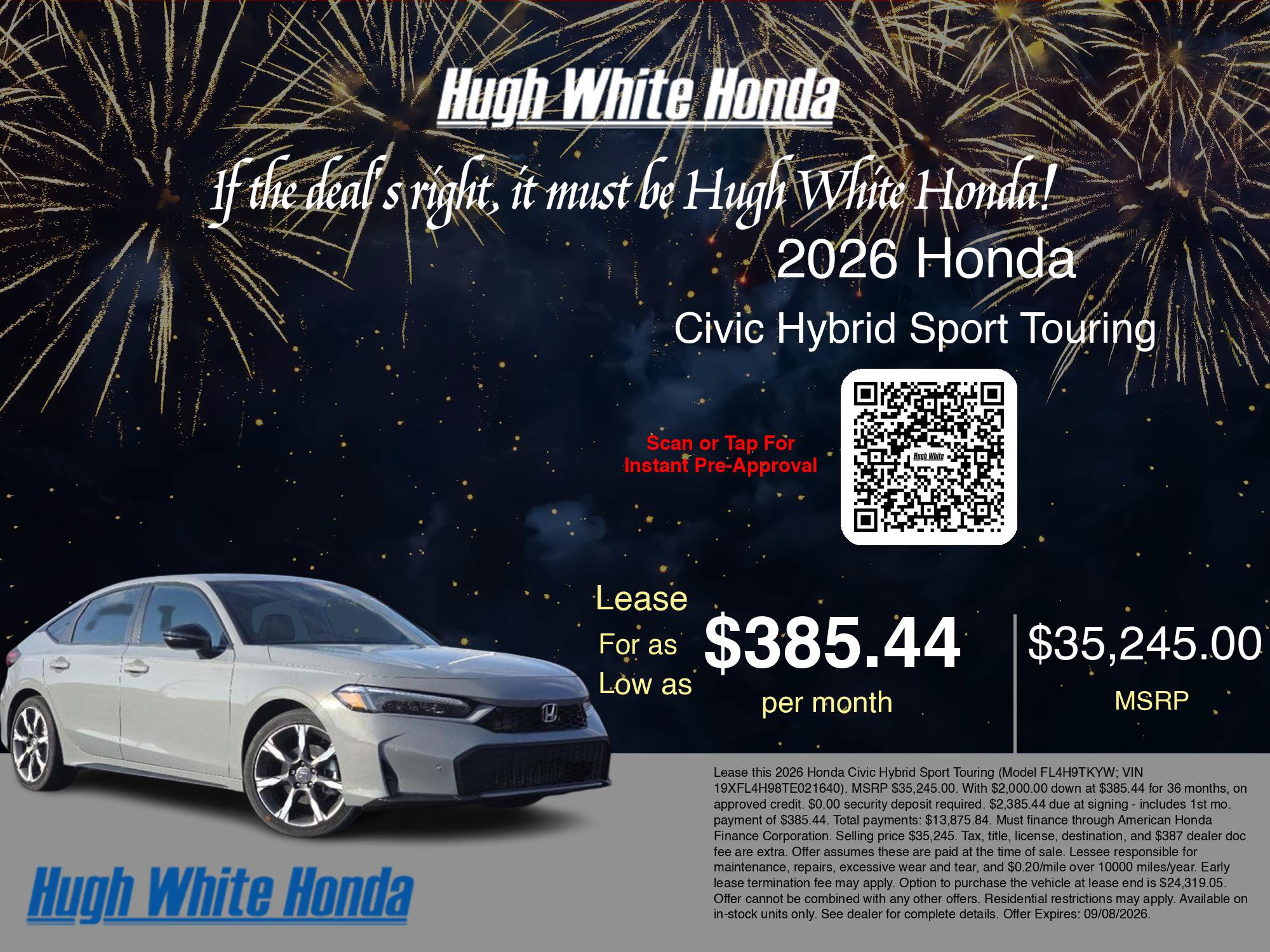 New 2026 Honda Civic Sport Touring image 3