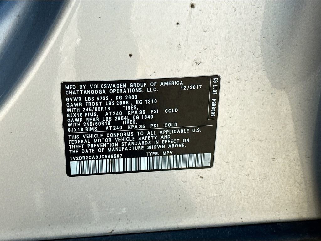 Used 2018 Volkswagen Atlas SE image 11