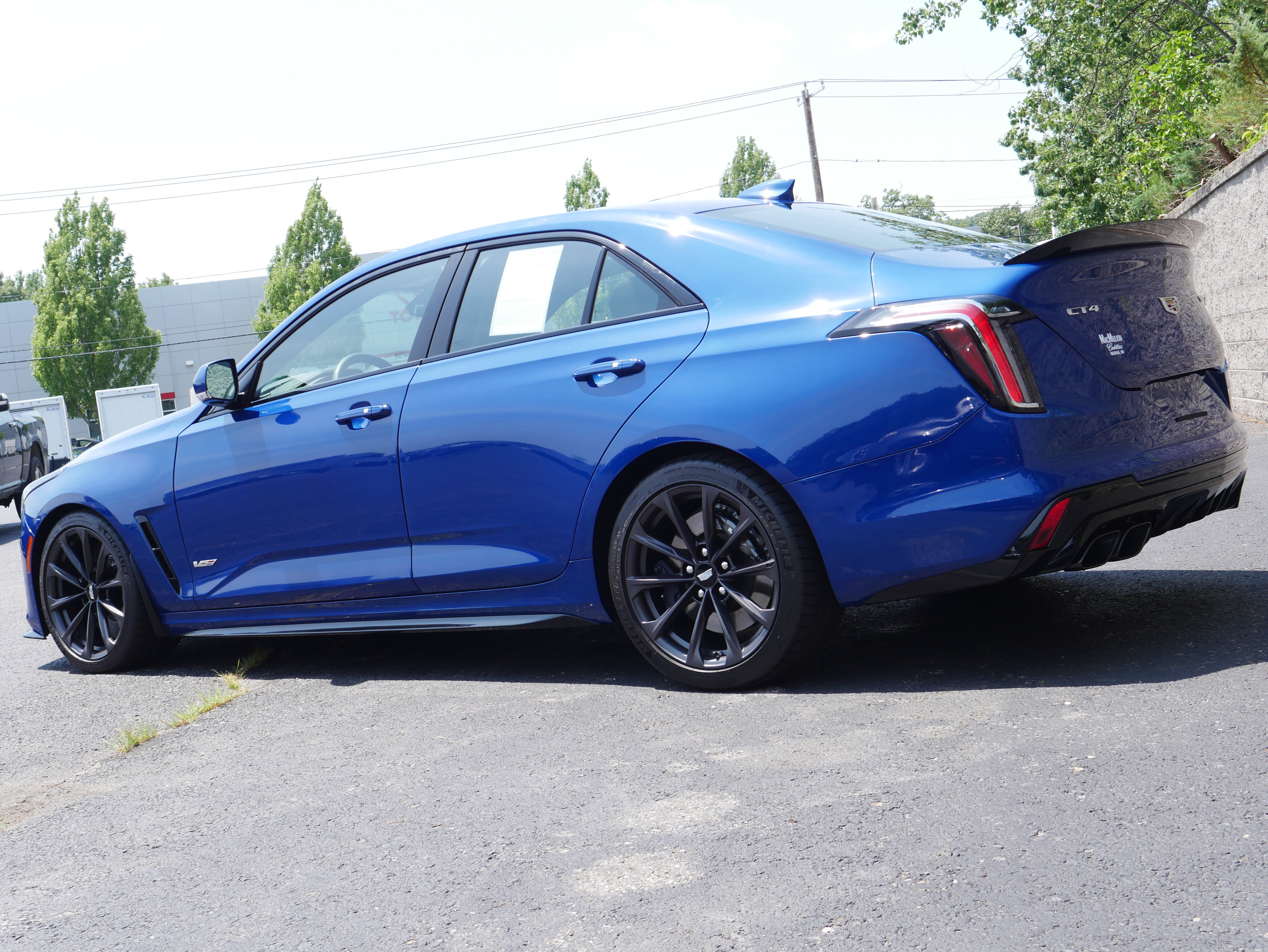 Certified 2022 Cadillac CT4 V Blackwing w/ Technology Package RWD image 4