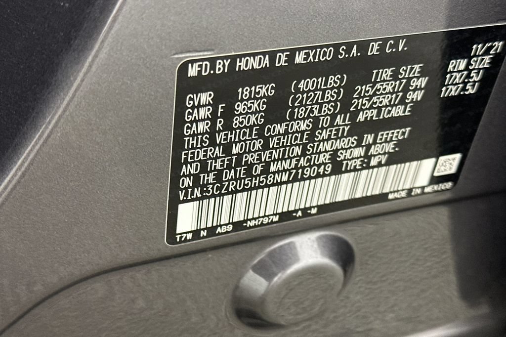 Used 2022 Honda HR-V EX image 36