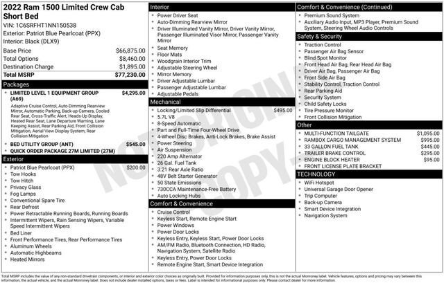 Used 2022 RAM 1500 Limited image 10