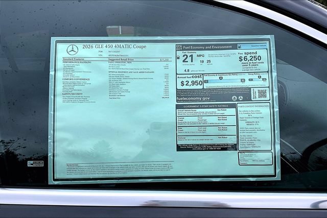 New 2026 Mercedes-Benz GLE 450 4MATIC Coupe image 17