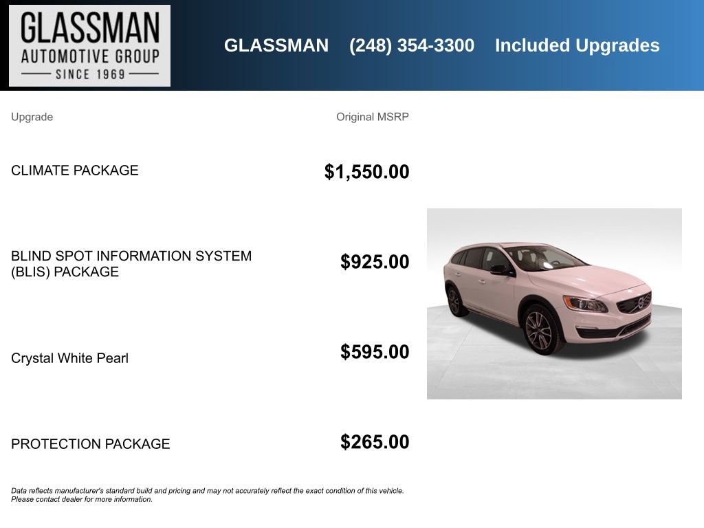 Used 2017 Volvo V60 T5 Cross Country Platinum w/ Climate Package image 5