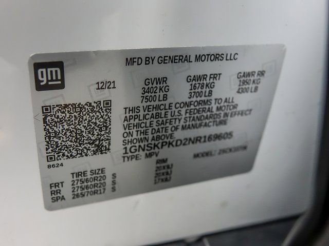 Certified 2022 Chevrolet Tahoe Z71 w/ Luxury Package image 39