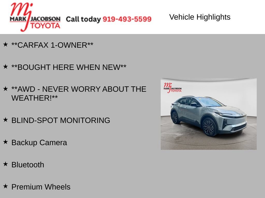 Used 2026 Toyota C-HR w/ Cold Weather Package AWD/4WD image 5