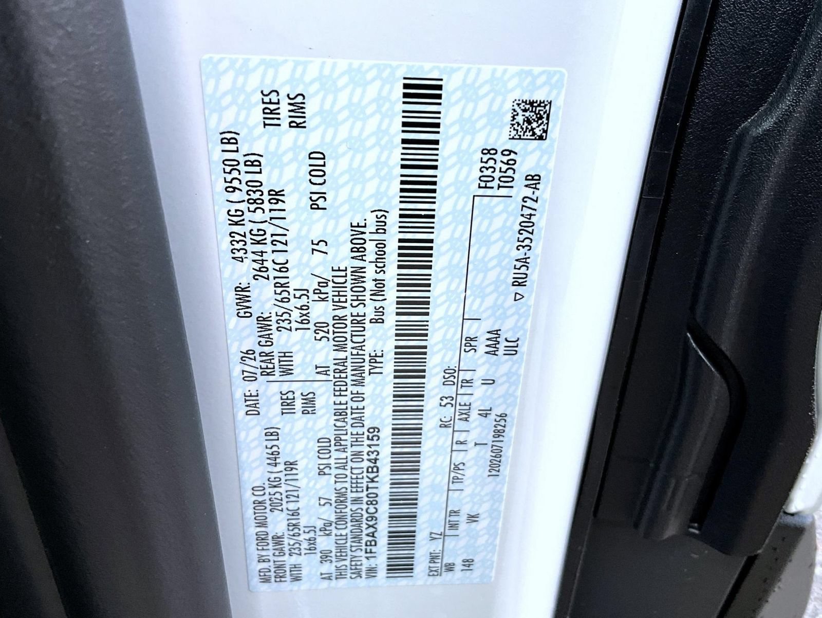 New 2026 Ford Transit 350 XL AWD/4WD image 25