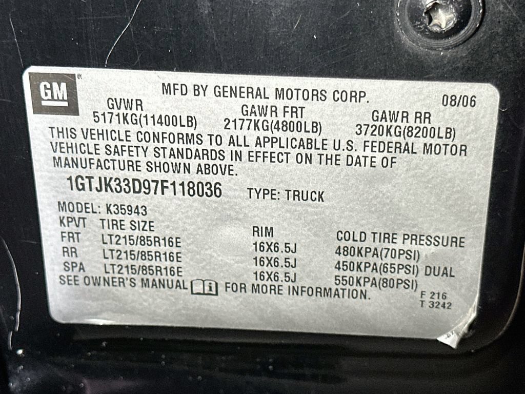 Used 2007 GMC Sierra 3500 SLT w/ Heavy-Duty Power Package AWD/4WD image 20